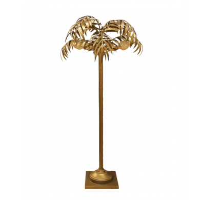 Palm tree floor lamp